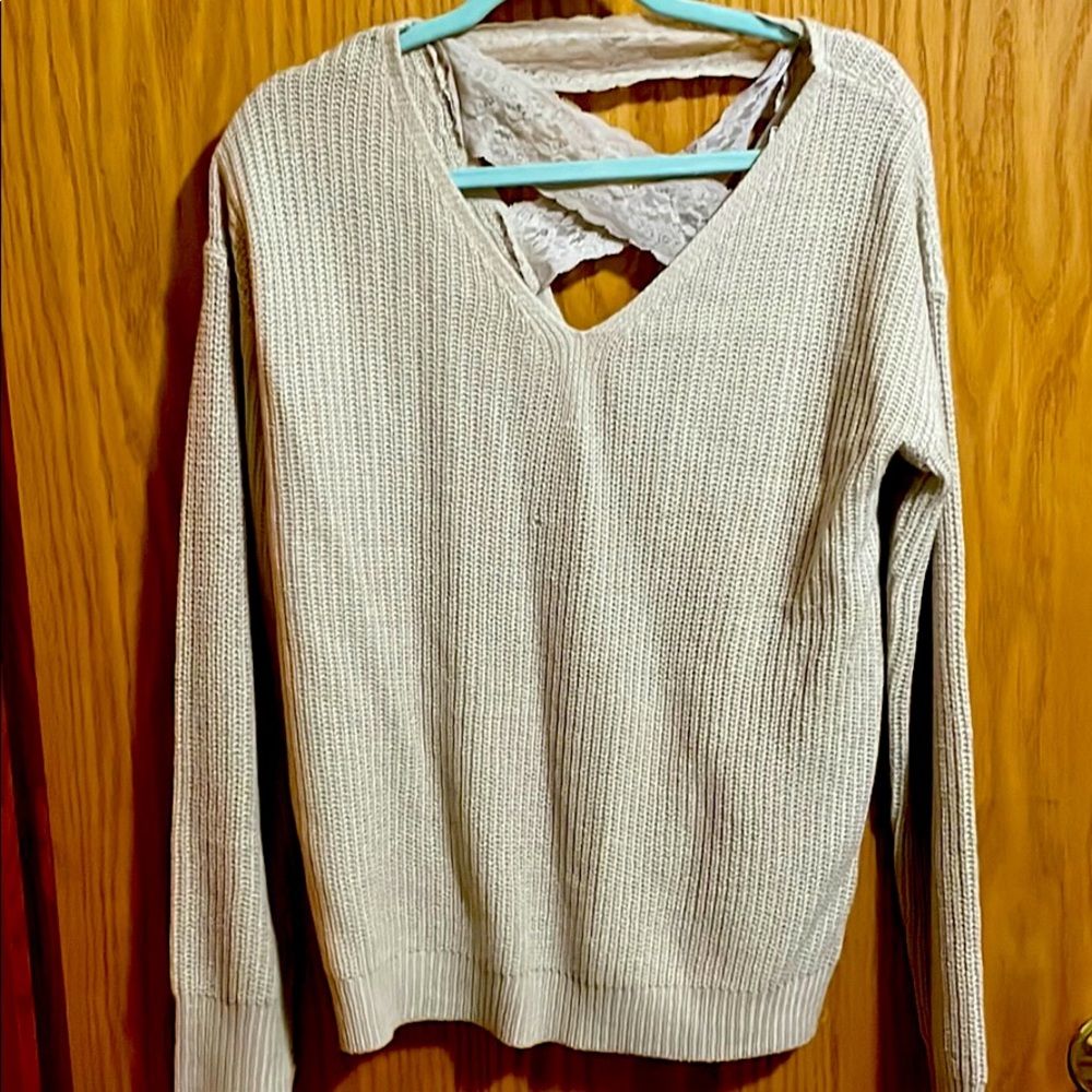 Fashionable sweater!